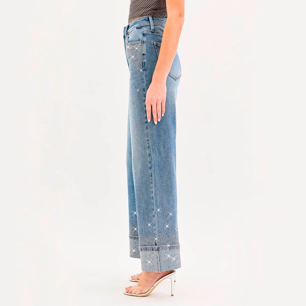 Jeans Azul con Brillos