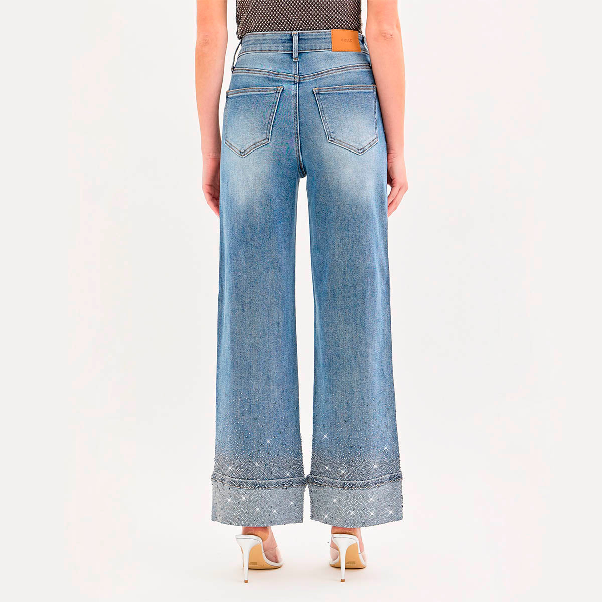 Jeans Azul con Brillos