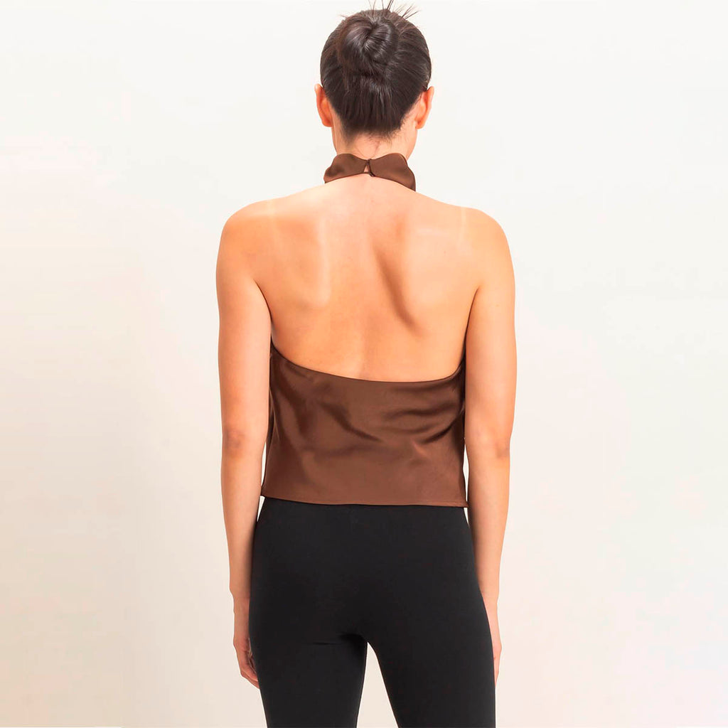 Blusa Cafe Satin
