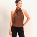 Blusa Cafe Satin
