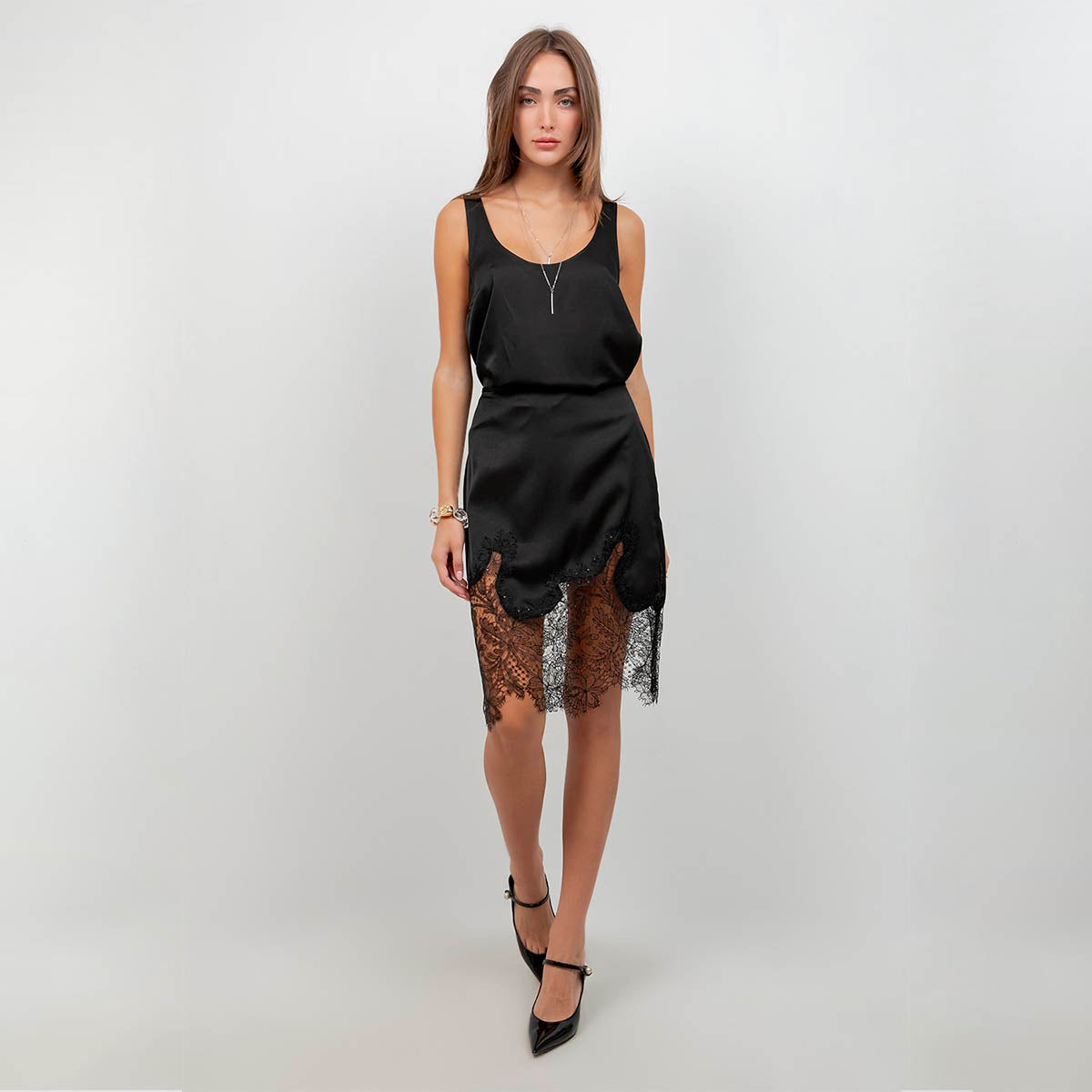 Blusa Negra de Tirante