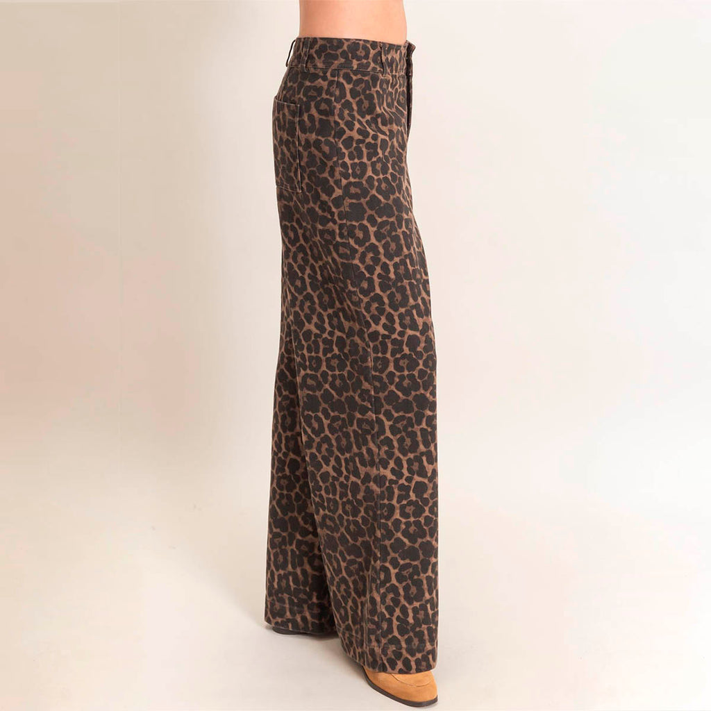 Pantalon Cafe Animal Print