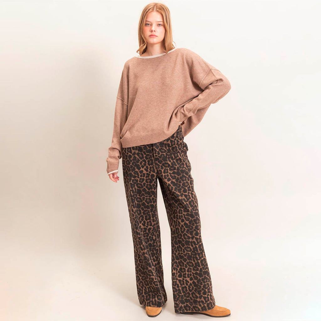 Pantalon Cafe Animal Print