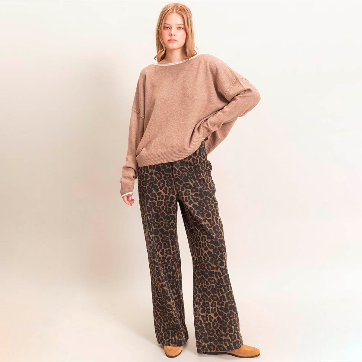 Pantalon Cafe Animal Print