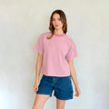 Blusa Rosa de Rayas