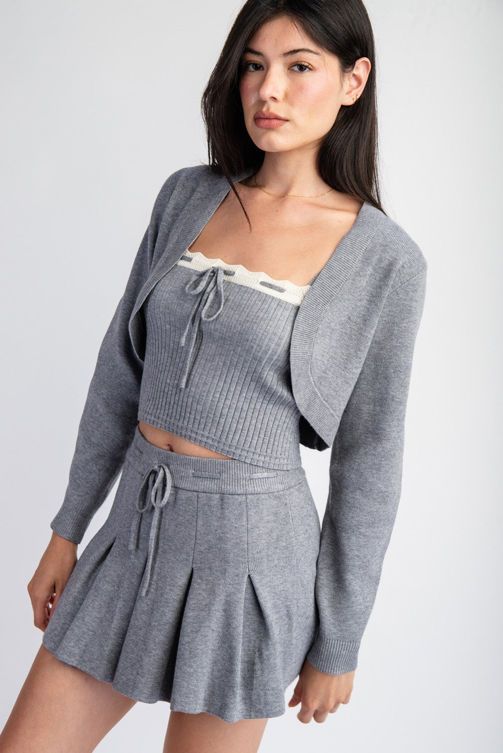 Sueter Gris Corto
