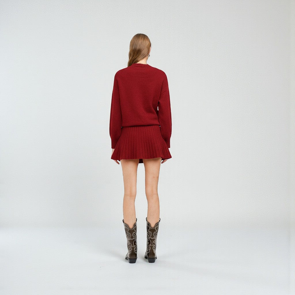 Sueter Rojo con Detalle